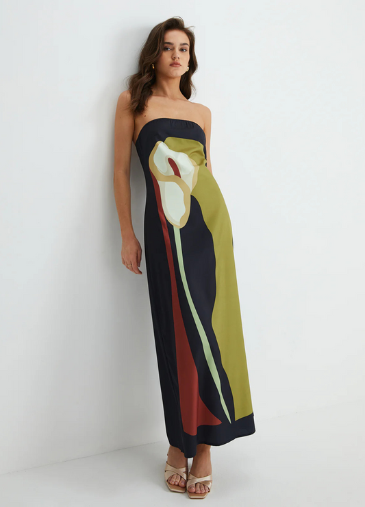 Florian Rochas | Calla Noir Maxi Dress