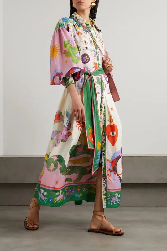 Florian Rochas | Mystic Bloom Maxi Dress