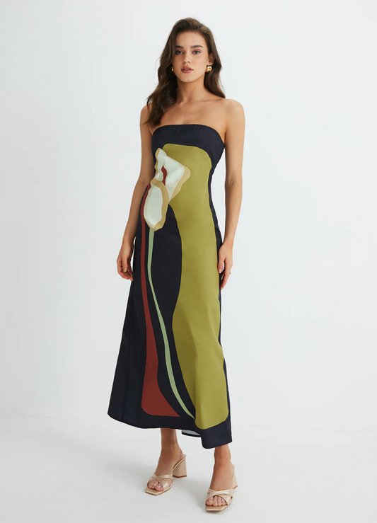 Florian Rochas | Calla Noir Maxi Dress