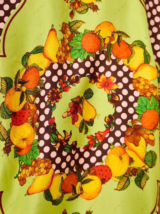 Lemon Print Women's Trousers