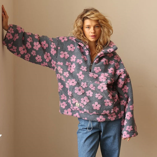 Suzan | Trui met bloemenprint