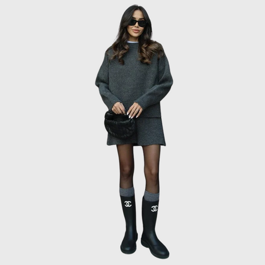 Set in maglia accogliente