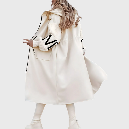 Florian Rochas | MAIA Knit-Sleeve Coat